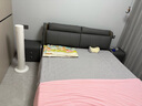 德庭真皮床簡約現(xiàn)代主臥大床雙人床皮床主臥婚床輕奢皮藝床實木床 真皮床+2柜+椰棕獨(dú)立彈簧床墊 1.8*2.0米框架床 曬單實拍圖