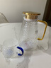富光 玻璃冷水壺涼水壺家用耐熱高溫大容量泡茶壺涼白開(kāi)水杯家庭套裝 冷水壺1650ml+水杯6只+瀝水盤(pán) 曬單實(shí)拍圖