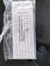 雙飛燕（A4TECH)FK15飛時代簡約有線鍵盤超薄防水巧克力按鍵筆記本電腦外接USB接口輕音 象牙白色 曬單實拍圖