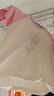 威爾貝魯（WELLBER）男女?huà)胗變和募咀采绦銽恤中小童上衣 粉色  130  曬單實(shí)拍圖