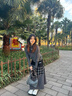 DAVEY MODE深灰色堆堆領(lǐng)長(zhǎng)袖針織衫女秋復(fù)古寬松不規(guī)則蝙蝠衫毛衣上衣外穿 深灰色版 M 建議95-105斤 曬單實(shí)拍圖