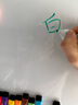 美樂(lè)童年彩色白板筆兒童無(wú)毒水性寫字板畫板漂浮筆水中畫畫記號(hào)筆可擦除粗桿繪寫幼兒園小學(xué)生家用黑板筆 曬單實(shí)拍圖