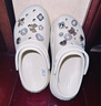 卡駱馳crocs檀健次推薦款光輪洞洞鞋百搭舒適女厚底老爹鞋207988 骨白色-2Y2(含智必星) 36 (220mm) 37 曬單實拍圖