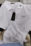 羅蒙（ROMON）短袖t恤男商務(wù)休閑彈力透氣POLO領(lǐng)打底衫上衣服男裝LM13白色XL 曬單實(shí)拍圖