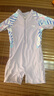 李寧（LI-NING）兒童泳衣女童連體平角沖浪服舒適透氣海邊溫泉泳裝721 紫色 160 曬單實拍圖