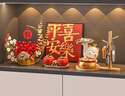 赟婭招財(cái)貓鑰匙收納玄關(guān)擺件客廳家居好物入戶門(mén)鞋柜桌面置物架裝飾品 雙收納福袋招財(cái)貓五件套C 曬單實(shí)拍圖