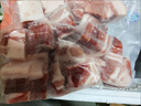 京東跑山豬去皮五花肉塊凈重4斤 烤肉炒菜食材 新鮮速凍 紅燒肉原料 曬單實拍圖