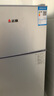 志高電冰箱雙門家用節(jié)能冰箱出租屋冷藏冷凍環(huán)保迷你冰箱辦公室公寓租房宿舍低噪電冰箱 S192銀色一級能效【萬人推薦】 曬單實拍圖