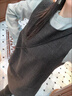 謎秀西裝背心連衣裙女2025春裝新款女裝韓版寬松小個(gè)子短裙子女 黑色 S 曬單實(shí)拍圖