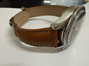istrap適用歐米茄表帶真皮海馬超霸蝶飛手表帶淺棕配折疊扣 曬單實(shí)拍圖