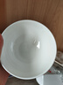 瓷秀源純白唐山骨瓷碗家用套裝微波爐米飯碗面碗粥碗防燙吃飯餐具陶瓷碗 4.5英寸澳碗10個 曬單實拍圖