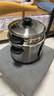 三角牌（Triangle）電飯煲 老式電飯鍋304不銹鋼0涂層內(nèi)膽家用小型微壓煮飯鍋帶蒸籠家庭2-6人用 4L 【加厚304內(nèi)膽0涂層丨升級智能預(yù)約】 曬單實拍圖