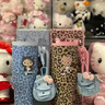 野獸派家居（tbh）三麗鷗Hello Kitty巨無霸保溫杯吸管隨行杯不銹鋼保冷水杯禮物 巨無霸保溫杯 經(jīng)典豹紋 1200ml (含mini收納包掛件) 曬單實拍圖