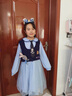木木屋女童連衣裙春秋2025兒童衣服朱迪兔子警官衣服中大童生日公主裙 馬甲含兔公仔掛件 110 尺碼4~5歲【100-110cm】 曬單實(shí)拍圖