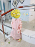 kocotreeKK樹兒童雨衣男女寶寶防水雨衣小學(xué)生幼兒園中小童上學(xué)雨披防風(fēng) 兔兔奶糖 L 曬單實(shí)拍圖