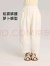 布丁哈魯【奶芙蘿卜褲】兒童防蚊褲夏季新品中大童寬松直筒百搭女童休閑褲 曬單實(shí)拍圖