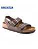 BIRKENSTOCK勃肯德國進口男女款時尚舒適百搭軟木Milano系踝涼鞋 棕色-窄版0034703 36 曬單實拍圖