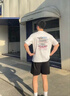 倉石一樹 KAZUKI KURAISHI潮牌短袖t恤男士夏季美式潮流寬松休閑重磅純棉半袖體恤衣服 白色 4XL 曬單實拍圖