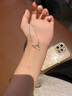 法蔻（farcoko）鉑金PT950項鏈女蝴蝶結(jié)時尚白金走心生日520情人節(jié)禮物送女友 鉑金項鏈+優(yōu)雅蝴蝶結(jié)【順豐】 默認(rèn)順豐 曬單實拍圖