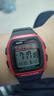 Casio 卡西歐 日韓男表 經(jīng)典石英數(shù)顯手表50米防水紅黑配色W-96H-4AVCF 曬單實(shí)拍圖