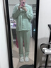 雅鹿女士睡衣女100%純棉春秋款2025新款開衫全棉長袖家居服套裝可外穿 505 【100%純棉 柔軟親膚】 L 【推薦體重100-110斤】 曬單實拍圖