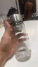 虎牌（TIGER）香港直郵雙層玻璃杯男士高檔商務(wù)抗菌車載家用茶水分離便攜水杯子 【錘紋雙層加厚】220ml 曬單實(shí)拍圖