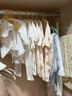 婧麒（JOYNCLEON）嬰兒衣服夏裝連體衣純棉春夏寶寶爬服內(nèi)衣新生兒哈衣長袖超萌 云朵小兔+粉花兔兔 52cm 曬單實(shí)拍圖
