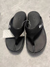 回力拖鞋男士夏天外穿軟底海邊沙灘浴室洗澡防滑夏季防臭人字涼拖 黑色 42/43 曬單實(shí)拍圖