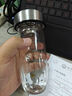 希諾雙層玻璃杯時(shí)尚鵝蛋水杯大容量泡茶杯男女士2026新款杯子 280ML雙層X(jué)N-9390 曬單實(shí)拍圖