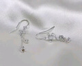 Lnieer999足銀花朵流蘇耳環(huán)女2025新款養(yǎng)耳洞甜美氣質(zhì)足銀耳鉤鈴蘭耳墜 花朵流蘇耳環(huán) 通體足銀 曬單實(shí)拍圖