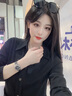 歐品客十大品牌名表手表女士全自動(dòng)機(jī)械防水夜光國腕表情人節(jié)禮物送女友 進(jìn)口機(jī)芯-3171女-鋼帶本黑 終身質(zhì)保 曬單實(shí)拍圖
