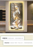 皇嘉金彩輕奢大氣玄關(guān)墻裝飾畫金枝玉葉入門正對掛畫家大業(yè)大走廊過道壁畫 E2505金枝玉葉A 50*100 【普通款無燈】油畫布+鋁合金框 輕奢金框【黑框聯(lián)系客服備注】 曬單實拍圖