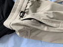 吉普（JEEP）高檔桑蠶絲薄款男士夏季垂感冰 絲長(zhǎng)褲直筒休閑褲男運(yùn)動(dòng)男褲子男 黑色【夏季款】 XL 【適合152-162斤】 曬單實(shí)拍圖