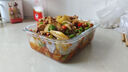 美麗雅飯盒可微波爐1040ml 高硼硅玻璃上班族帶飯大容量便當(dāng)保鮮盒 曬單實(shí)拍圖