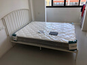 林氏家居簡約奶油風鐵藝床1.5x2米小戶型雙人床主臥室宿舍鐵架床LS968A3 【鐵藝】溫莎奶油床 1.5x2.0米 曬單實拍圖