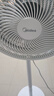 美的（Midea）電風(fēng)扇家用7葉落地扇搖頭電風(fēng)扇循臥室宿舍輕音風(fēng)扇臺(tái)式桌面小型風(fēng)扇臺(tái)地兩用升級(jí)款 白色丨7葉臺(tái)地兩用 曬單實(shí)拍圖