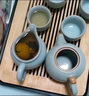 初伍中式功夫茶具套裝簡(jiǎn)約復古家用客廳送禮汝窯泡茶茶壺茶杯高檔整套 曬單實(shí)拍圖
