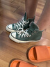 匡威（Converse）官方 1970S男女運(yùn)動(dòng)高幫帆布鞋杜松子綠綠色A06521C A06521C 37.5 曬單實(shí)拍圖