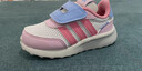 阿迪達(dá)斯（adidas）童鞋女童寶寶鞋子25夏季網(wǎng)面透氣RUN 70s魔術(shù)貼休閑運(yùn)動鞋JQ6717 曬單實(shí)拍圖