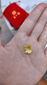 謝瑞麟黃金吊墜女足金花絲蝴蝶黃金項鏈送女友老婆七夕節(jié)生日禮物計價 足金花絲蝴蝶吊墜約3.4克(贈銀鏈) 曬單實拍圖