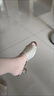 啄木鳥新品牌法式粗跟拖鞋涼鞋女百搭氣質(zhì)水鉆高跟涼拖鞋女夏外穿一字拖 金色 38 曬單實拍圖