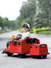 小嘎子兒童電動(dòng)車四輪遙控汽車可坐大人寶寶玩具親子車可駕駛嬰兒小火車 紅色：12V電瓶+雙電機(jī)+藍(lán)牙音樂 曬單實(shí)拍圖