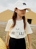 little MO&Co.抑菌親子裝-童裝春裝男童女童純棉短袖T恤中大童上衣 奶油黃色2 150 150/68 曬單實(shí)拍圖