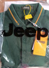 吉普（JEEP）短袖T恤男夏季Polo商務(wù)休閑衫男士寬松涼感衣服男裝 墨綠  XL 曬單實(shí)拍圖
