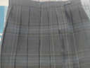 貞喜氣 JK制服套裝百褶短裙女學(xué)院風(fēng)襯衫收腰顯瘦格裙夏季百搭套裝 M 套裝（襯衣+碳灰格裙+領(lǐng)繩） 曬單實(shí)拍圖