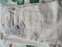 森馬（Semir）小黑牛|牛仔褲女高腰開(kāi)叉長(cháng)褲2025春森柔牛仔喇叭褲109125124007 曬單實(shí)拍圖