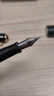 百樂(lè)（PILOT）88G鋼筆商務(wù)簽字筆 金屬筆桿墨水筆練字學(xué)生書(shū)法禮物鋼筆 FP-MR1黑色平紋F尖 曬單實(shí)拍圖