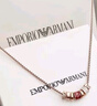 EMPORIO ARMANI阿瑪尼女士項鏈轉(zhuǎn)運(yùn)珠小蠻腰項鏈七夕情人節(jié)禮物送女友EGS2933221 曬單實拍圖