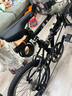 大行（DAHON）折疊自行車20英寸8級(jí)變速經(jīng)典P8單車KBC083 黑色經(jīng)典版-京倉 曬單實(shí)拍圖