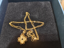 中國黃金（CHINA GOLD）四葉草黃金項鏈女足金吊墜七夕情人節(jié)禮物送女友老婆生日實用浪漫 [京速達]足金四葉草吊墜+足金鏈 曬單實拍圖